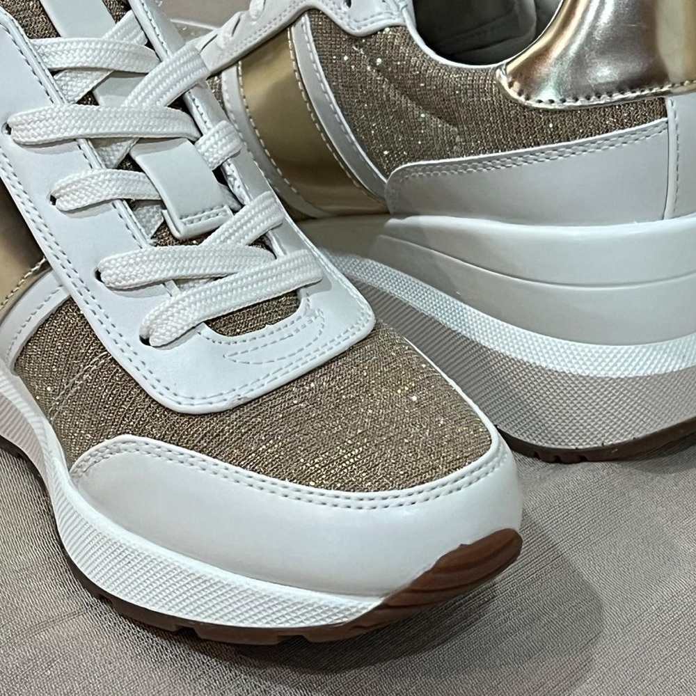 Michael Michael Kors Mabel Wedge Sneaker- Women’s. New - Picture 6 of 9